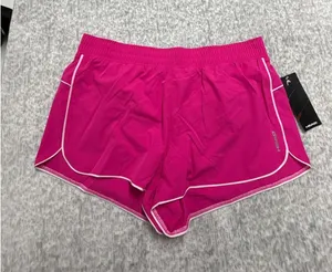HEAD Womens Breakpoint Piping Shorts Proud Pink Mid Rise Relaxed‎ XL thumbnail 1