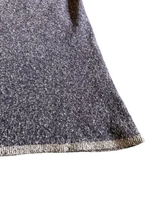 Moth Anthropologie Cotton Wool Blend Maxi Skirt Pull-On Purple Stretch Sz Small thumbnail 4