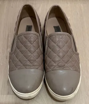 Steve Madden Zaander Quilted Brown Slip-On Sneakers thumbnail 1