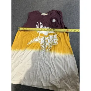 Junk Food MN Vikings Tie Dye Tank Women's Sz M 100% Cotton thumbnail 6
