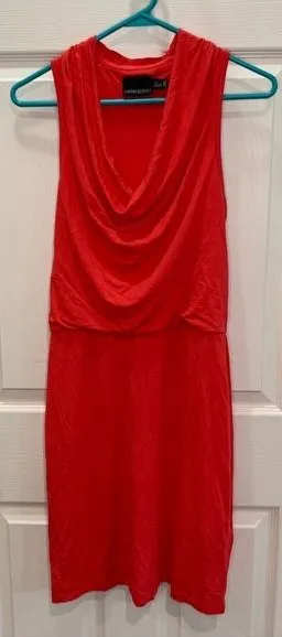 Cynthia‎ Rowley drape front fitted bottom dress SM thumbnail 1