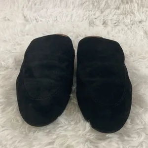 & Other Stories ,Women ,Black ,Suede Flat Loafers ,Mule ,Slippers.Size-7 thumbnail 4