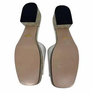 Gucci GG Monogram Malaga Kid Platform Slide Sandal White Size 41 thumbnail 10