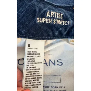 American Eagle Artist Flare Jeans Womens 6 Short Blue Excellent Super Stretch thumbnail 4