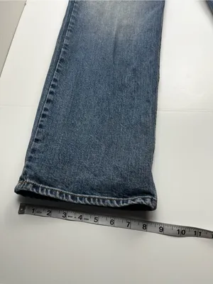 Kimes Ranch Mia 16 / 34 Blue Denim Jeans High Rise Relaxed Straight Leg Western thumbnail 10