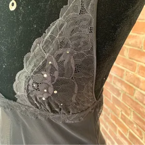 NWT Victoria’s Secret Y2K Sexy Lace Mesh Bling Lingerie Top S thumbnail 9