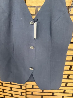 Hunter & brown blue/gray halter top/vest size large Blue thumbnail 2