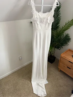 Elliatt Charlotte Gown in Ivory size small thumbnail 8