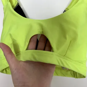 Bombshell Sportswear Glow Sports Bra Neon Womens Medium thumbnail 5
