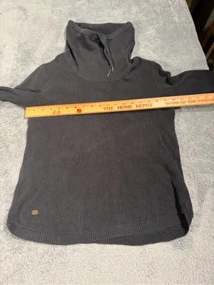 Lauren Ralph Lauren black Funnel Neck Knit Sweater medium thumbnail 4