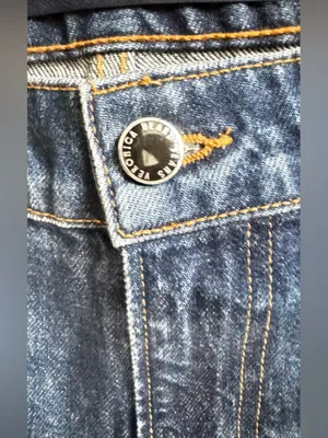 Veronica Beard 100% Cotton Woman’s Straight-Leg Indigo Jeans Size 32 thumbnail 5