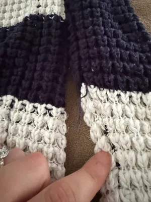 American Eagle sweater navy and white stripes thumbnail 4