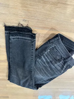 Madewell vintage Harper low-rise ankle size 4 short black wash jeans 27 thumbnail 2