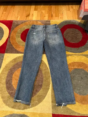 Vervet Los Angeles Jeans Straight Leg Denim Distressed Ankle Size 26 Waist thumbnail 5