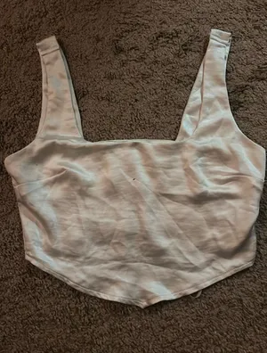 Cropped sayin top Tan thumbnail 1