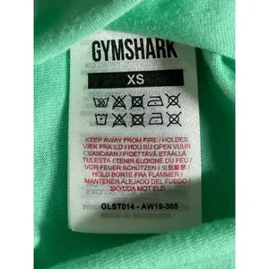 Gymshark Green Short Sleeve Yoga Gym Workout Athletic Activewear T-Shirt Top XS thumbnail 6