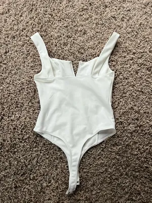 White ASTR Bodysuit The Label thumbnail 2