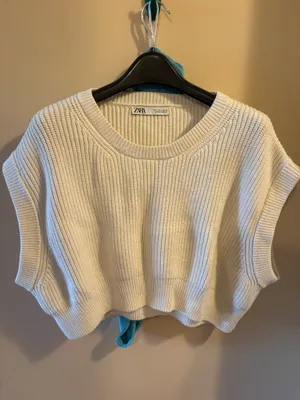 ZARA Sweater Knit Sleeve Short thumbnail 4
