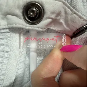 Free People Movement Off‎ White Ribbed So Fly Cropped Henley Top thumbnail 3