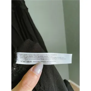 Free People Adella Maxi Slipdress FP One Whimsigoth Romantic Grunge XS Black thumbnail 8