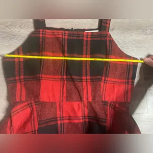 Copper key plaid dress thumbnail 8