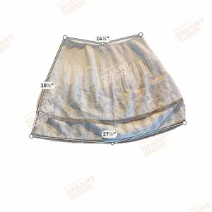 White House Black Market Skirt Womens XS Ivory Floral A-Line Mini Tiered thumbnail 4