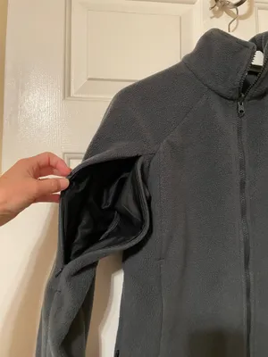 Columbia Jacket Women’s Small Gray Core Interchange Fleece Full Zip Coat Sweater Size Small thumbnail 6