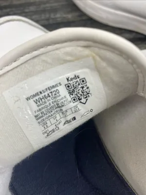 Keds White Lace Up Athletic Sport Sneaker Shoes 6.5 thumbnail 6
