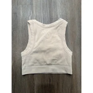 OFFLINE by Aerie‎ Womens Peach Beige Ribbed Seamless High Neck Sports Bra S/P thumbnail 3