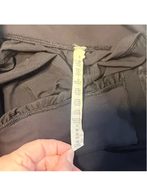 lululemon Tearaway Pant Women’s Size 8 Black Side Snap 25” Inseam thumbnail 10