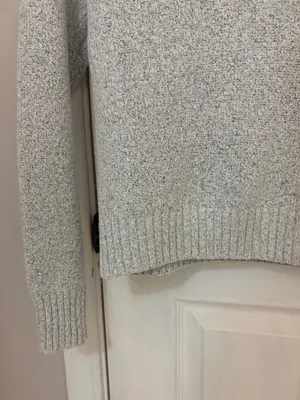 Old Navy Women’s Quarter Zip Sweater in Grey thumbnail 5