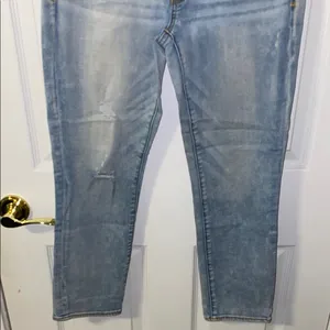 American Eagle Outfitters Artist Crop Super Stretch Jeans Size 8 thumbnail 4