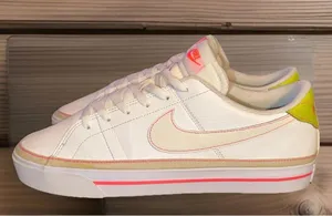 Size 11.5 - Nike Court Legacy Next Nature Hot Punch Contrast Stitch W thumbnail 1