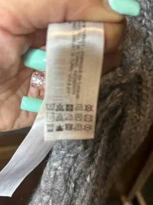 ZARA Gray Chunky Knit Cardigan sweater small thumbnail 5
