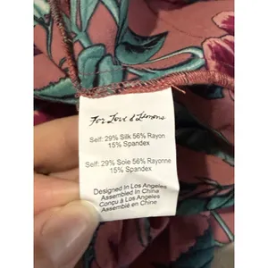 For love and Lemons Flamenco Strapless Pink Floral Mini Dress‎ Womens Size M thumbnail 13
