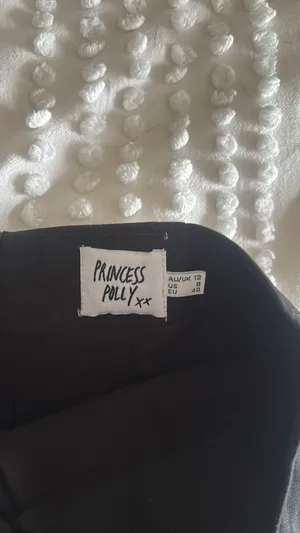 Princess Polly Black Mini Skirt thumbnail 3