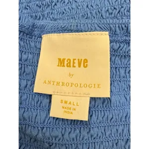 Anthropologie Maeve Blue Tube Tank Top Women’s Small thumbnail 2