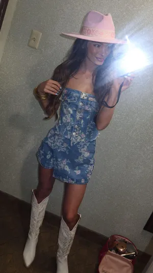 Two piece denim set Blue Size XS thumbnail 1