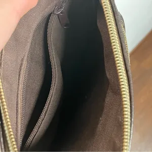 Vintage Fossil mini leather‎ crossbody bag brown thumbnail 3