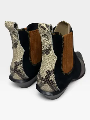 Coach 1941 Bandit Chelsea Boots Black Oxblood Leather Size 5 NIB NWT thumbnail 7