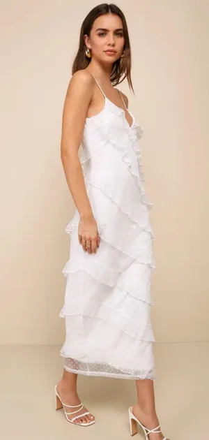 Lulus Ruffled Dress thumbnail 3