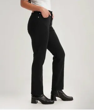 Levi’s 501 Original Fit Jeans Womens W34 L30 Black Sprout Straight Leg thumbnail 1