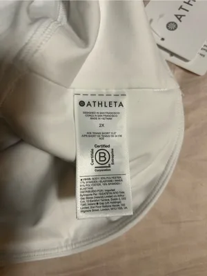 Athleta White Ace Tennis Skort Size 2X thumbnail 7