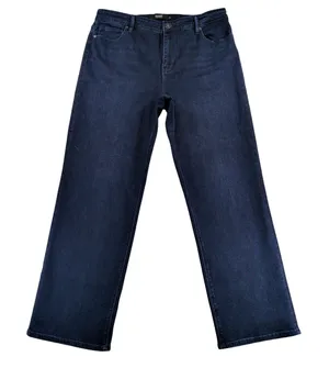 Hudson Los Angeles Womens Size 14 Dark‎ Wash Wide Leg High Rise Stretch Jeans thumbnail 1
