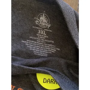 Disney Parks Halloween Party 2019‎ Womens Size 3XL Charcoal Glow T-Shirt Cotton thumbnail 4
