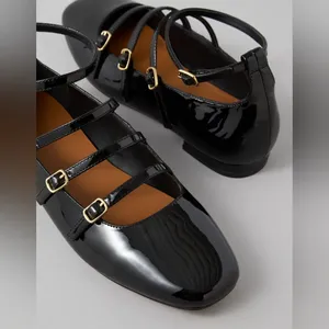 NWT American Eagle AE Multi-Strap Mary Jane Flat Size 7 thumbnail 3