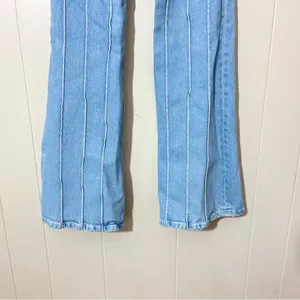 Frame Jeans Vanderbilt Women's Light Blue Low Rise Flare Size 25 thumbnail 7