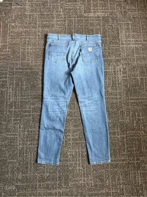 Carhartt Womens Rugged Flex Slim Fit Tapered Leg Jeans Size 18 Tall thumbnail 4