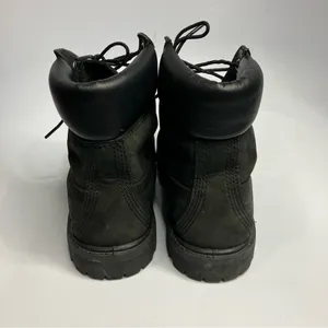 Timberland black leather‎ lace up boots size 8.5 thumbnail 4