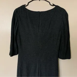 Trina Turk Grey Fitted Ruched Knee Length Sheath Classic Dress Size 6 thumbnail 8